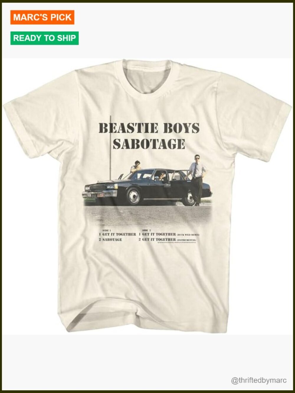 Vintage Beastie Boys Graphic T-Shirt Unisex Crew Neck Short Sleeve Cotton Tee
